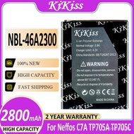 KiKiss NBL-46A2300 NBL46A2300 2800mAh Mobile one Baery for Neffos C7A TP705A TP705C Baeries Powerful Baery