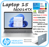 hp - [13代 i5 + MX550獨顯] Laptop 15-fd0014TX 藍色 (i5-1335u/MX550/15.6" FHD IPS) 手提電腦