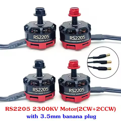 RC RS2205 2205 2300KV CW CCW Brushless Motor for 2-6s 20A/30A/40A ESC 5045 propeller FPV RC QAV250 X