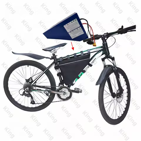 King-72v 35Ah lithium ion triangle battery BMS li ion 20S for 750w- 6000w Mountain Bike scooter Moto