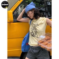 [MNMF]🍋In Stock🍋Original Method Pure Cotton 220g 40 Count Odal Food Wool+Feel Round Neck Round Shoul