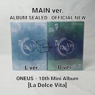 [ OFFICIAL READY SEALED ] ONEUS - 10th Mini Album [ La Dolce Vita ] ( Main ver. ) ( L Ver. + D Ver. 