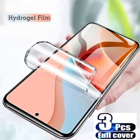 3Pcs Hydrogel Film For Xiaomi Redmi A5 A3X A3 9 10 Prime 13 13X 14R 14C Screen Protector