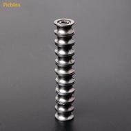 Picbliss 10Pcs Set U624ZZ 4x13x7mm U Groove  Bearing Guide Pulley For Rail Track