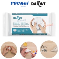 100% Original Darwi Modeling Clay Classic WHITE 1kg A Bread Of Natural Modeling Dough - Malleable Ai