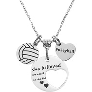 Hadiah Bola Tampar Kalung Bola Tampar untuk Wanita Kalung Sukan Berpasukan