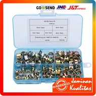 Alloet Plumbing Hose Clamp Pipe Clamp Fastener 6-10mm 75PCS HW105
