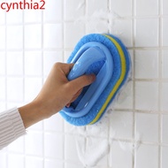 Home Plastic PP Handheld Sponge Kitchen Cleaning Durable Bathtub Ceramic Tile Glass WC Brush Sponge 
