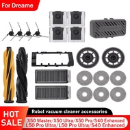 Mop Cloth Bag Side Brush Filter for Dreame X50 Ultra/X50 Pro/S40 Enhanced/X50 Master/L40S Pro Ultra/