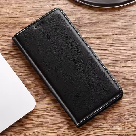 Business Style Genuine Leather Case For Redmi K20 K30 K30s K30i K40 K40S Pro Plus Ultra Gaming Magne