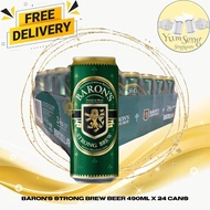 Baron's Strong Brew Beer 490ml x 24 cans (BBD: 12/2024)