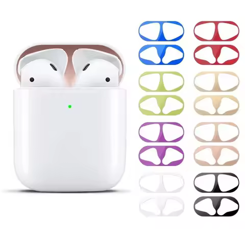 1/3pairs Dust Guard For AirPods 2 Case Box Sticker Inside Protector Earphone Film For AirPods 2 Air 