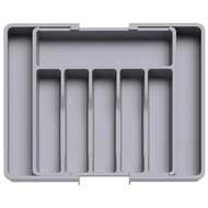 Adjustable Flatware Tableware Organizer Silverware Drawer Cutlery Storage Tray for Spoons Knife Utensil Holder Cutlery Organizer