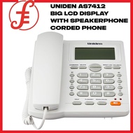 UNIDEN AS7412 Big LCD Display with Speakerphone Corded Phone