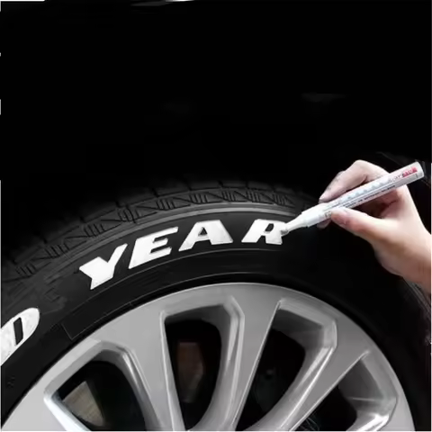 Waterproof Pen Car Tyre Tire Paint Marker Pen for Ford Ecosport Fiesta MK7 Focus 2 4 MK2 MK4