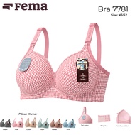 FEMA Official Shop 1 Pcs BRA 7781 SMALL SQUARE MOTIF FEMA H3 38/46