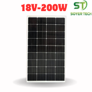 Tấm Pin NLMT MONO 18V 200W | Chính hãng SOYER TECH RR