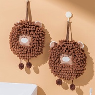 Quick-drying Chenille Hand Towel Hanging Towel Kitchen Bathroom Hanging Towel