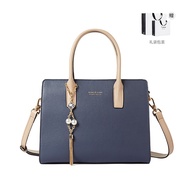 กระเป๋าสะพายข้างหนังแท้ขนาดใหญ่สำหรับผู้หญิง Tucano กระเป๋าถือแบบสะพายข้าง กระเป๋าสะพายไหล่แบบลำลอง 