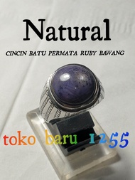 BATU CINCIN PERMATA RUBY DAGING RUBY STAR NATURAL BUKAN SENTETIS HARGA MURAH