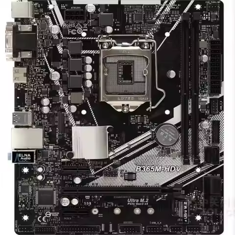 Used For ASRock B365M-HDV B365M main board Support 89 generation CPU with M.2 interface