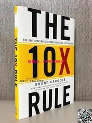 Grant Cardone 精裝英文原版書 The 10X Rule
