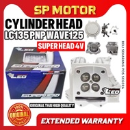 LEO 4V HEAD LC135 PNP WAVE125 RACING HEAD 4VALVE 19/22 20/23 22/25 24/27 25/28 4V HEAD LEO LC（ NEW V