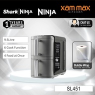 Ninja SL451 Double Stack XL 9.5L Air Fryer (with Probe) / Dual Basket / DoubleStack / SharkNinja