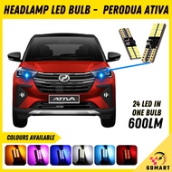 PERODUA ATIVA LOW BEAM HEADLIGHT T10 LED BULB Small Headlamp Head Lamp Mentol Lampu Keci Senja ativa