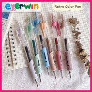 【EWW】Ins Retro Color Gel Pen Press Gel Pen 0.5mm Colorful Pen Journal Pen