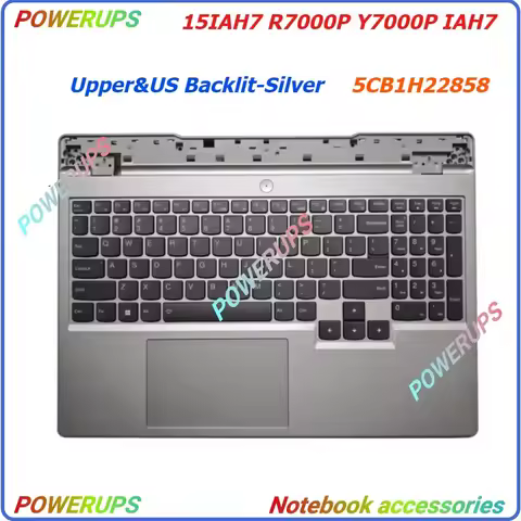 Laptop US Backlight Keyboard Upper/Palm rest Case/Cover/Shell For LENOVO Legion 5 15IAH7 R7000P Y700