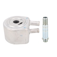 pikdsg Oil Filter Adapter, Engine Cooler Cast Iron Increase Power Quick Cooling F8UZ6A642HA  Replace