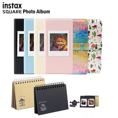 Photo Book Albums For Fujifilm Instax Square Instant Film Camera SQ20 SQ10 SQ6 SQ1 SP3 Printer