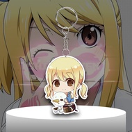 GANTUNGAN Fairy Tail Anime Keychain - Lucy Heartfilia - Acrylic Keychain - Acrylic Keychain