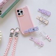 Cartoon Plastic Lanyard Sticker for Universal Phones Double Loop IPhone Sturdy Cohesion Strong Durab