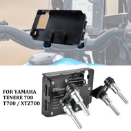 For Yamaha Tenere 700 T7 T700 XT 700 Z Motorcycle Handlebars Mobile Phone USB Navigation Bracket Mob