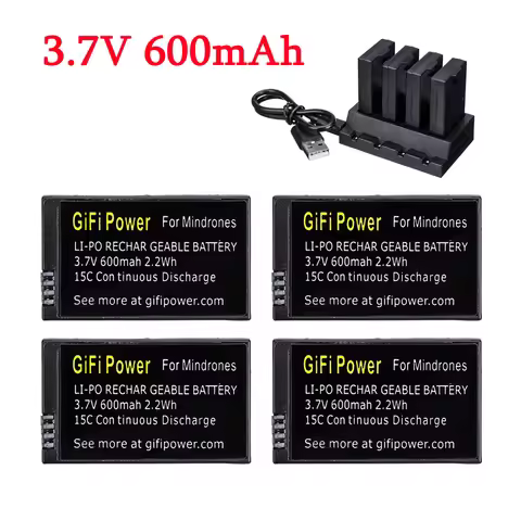 3.7V 600mah Lipo Drones Battery For Parrot MiniDrones Mambo Jumping Sumo&Rolling Spider 3.7V battery