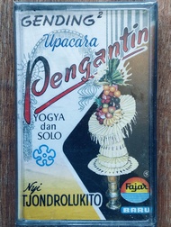 kaset pita Gending upacara pengantin yogya dan solo