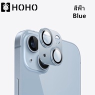HOHO🔥ฟิล์มเลนส์กล้องโลหะ ใช้สำหรับ iPhone 16 Pro Max 13 Mini 14 15 Pro Max 14 15 16 Plus ฟิล์มกล้องส
