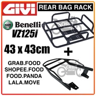 Givi Monorack + Food / Bag Delivery Frame Rack Box Motorcycle Benelli VZ125I