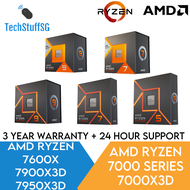 ส่วนลดสุดๆ AMD Ryzen 5 7600 / 7600X / 7700 / 7700X / 7900 / 7900X / 7950X/7800X3D//AM5โปรเซสเซอร์ X6