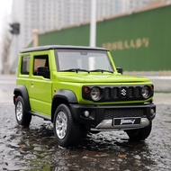 1:18 SUZUKI Jimny Alloy Diecast Car Models Off-Road Vehicles Toy With Sound And Light Car Model Simu