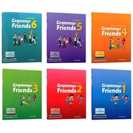 (In Stock) พร้อมส่ง ชุดหนังสือแกรมม่า Grammar Friends Set of 6 books level 1 - level 6 (With answer 