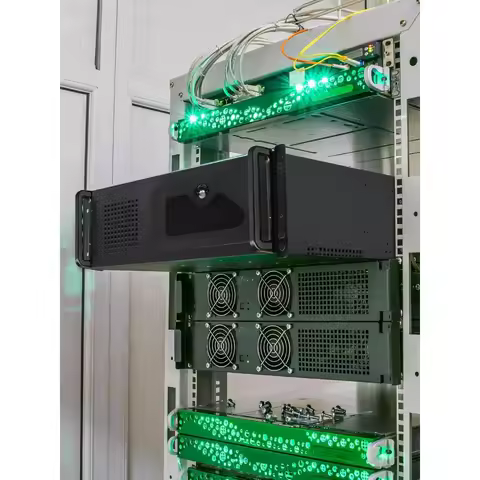 Rackmount 4U Server Chassis Case 7x 3.5" HDD Bays 2x 5.25" Bays ATX CEB 120mm PWM Fan