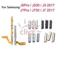 Power Volume Flex Cable Flex For Samsung J530 J730 J5 J7 Pro 2017 Side Button Replacement