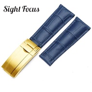 20mm Genuine Leather Watch Strap for Rolex Cosmograph Daytona watch band Rolex Submariner Day-Date W
