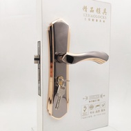AFGolden Wooden Door Handle Lock Bedroom Door Handle Handle Lock Titanium Black Gold Inner Door Handle Lock