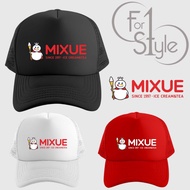 MIXUE NET HAT - MIXUE ICE CREAM HAT - MIXUE ICE CREAM NET HAT