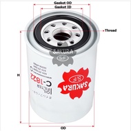 KOMATSU 6D95 engine oil filter code C-1822 / FJ-3015 ST10711 600-2111-5242600-211-5240 600-211-5241 
