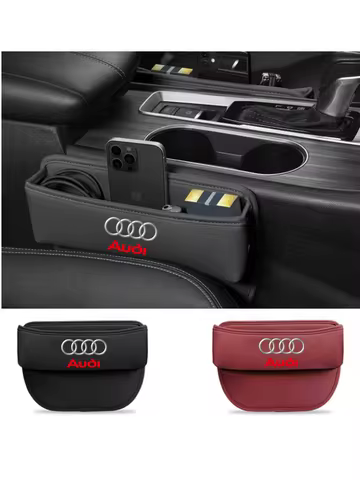 Car Special Seat Crevice Storage Box Seat Slit Catcher Organizer for audi sport RS A1 A3 A4 B7 B8 A5